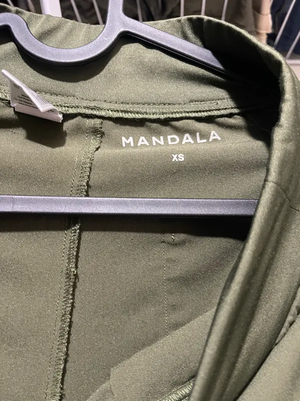 Mandala Scrubs Olive jogger scrub pants - Image 2