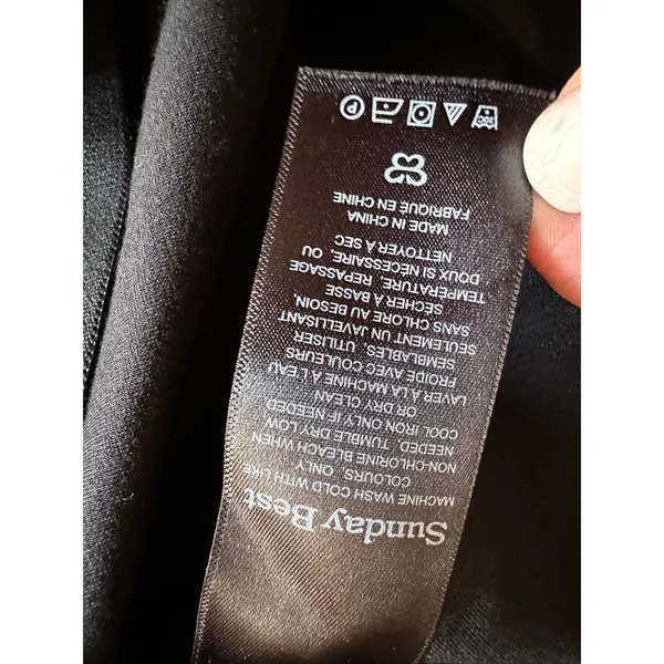 Sunday‎ Best Aritzia Black Knit Mini Skir - Image 5