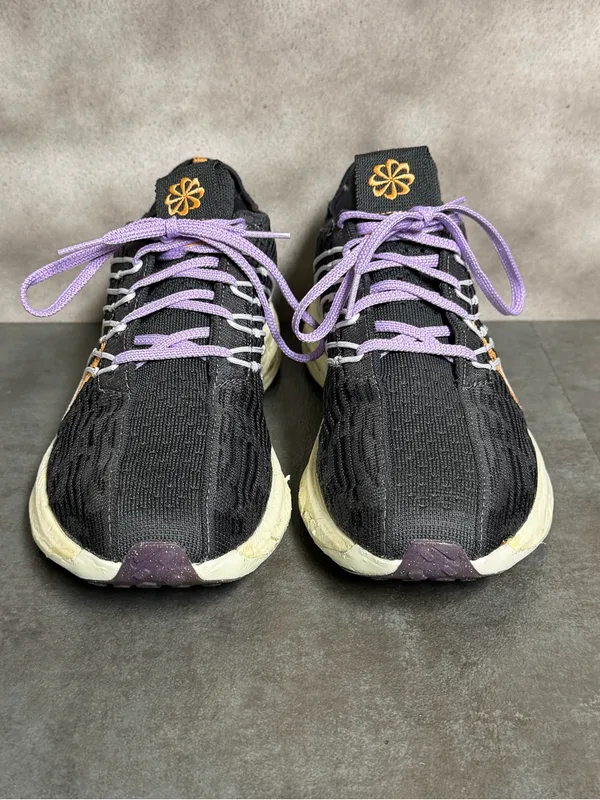 Nike Pegasus Turbo Flyknit Next Nature Women's Charcoal Running Shoes Size 10 - Image 4
