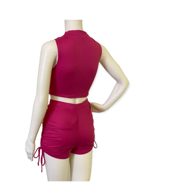Fuchsia Raspberry Runch Two Piece Set Pink - Image 7