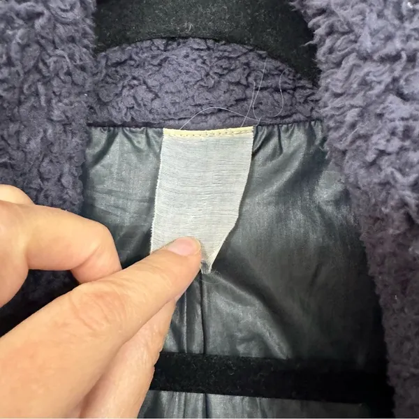 Patagonia Purple Fleece Full Zip Vest Womens XS Los Gatos Athletic Jacket Warm - Image 4