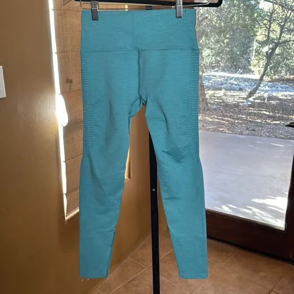 Alphalete Halo Leggings Vivid Teal Blue Womens Size Large - Image 8