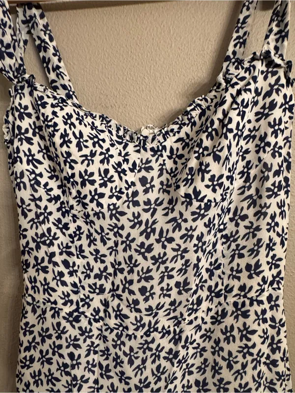 REFORMATION‎ Nikita Floral Midi Dress - Image 4