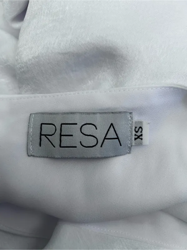 Resa White Sleeveless Cowl Neck Midi Slip Dress Size XS - Image 5