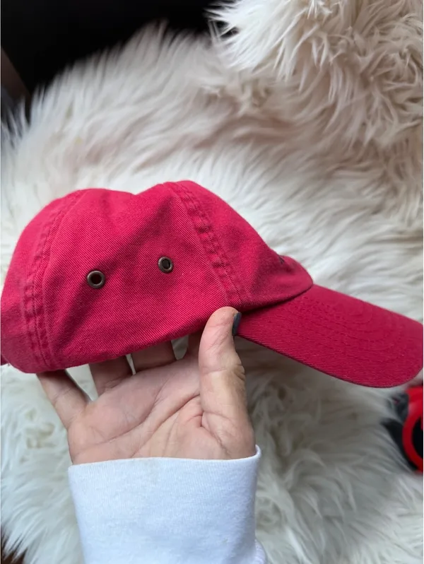 Kiawah Island Red Baseball Cap with Adjustable Strap - Image 6