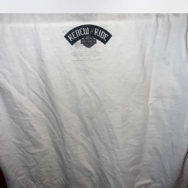 Harley-Davidson Black and White Short Sleeve Tees - Image 3