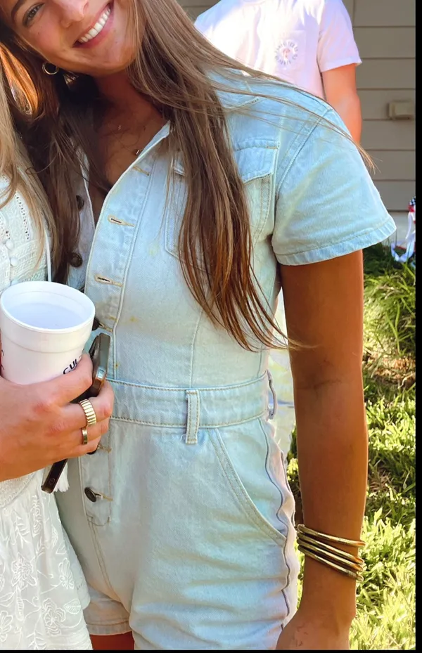 Princess Polly Lioness DENIM Romper - Image 6