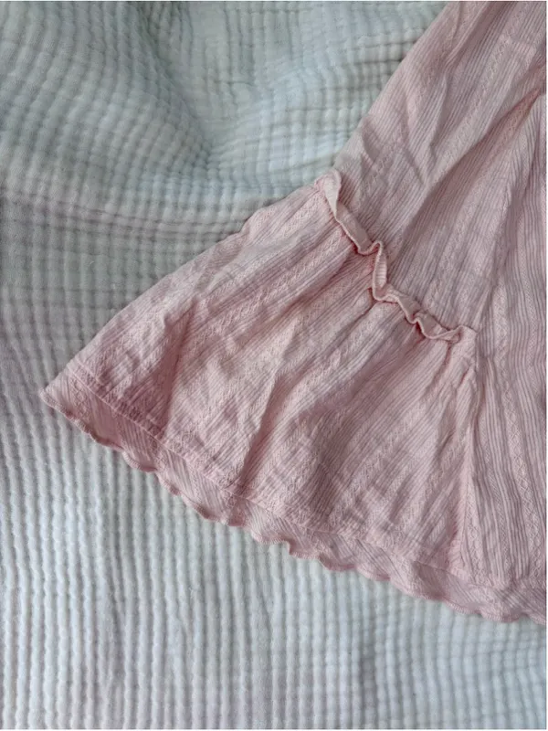 Women's Unbranded Pink Mini Dress, Size M, Cotton - Image 8