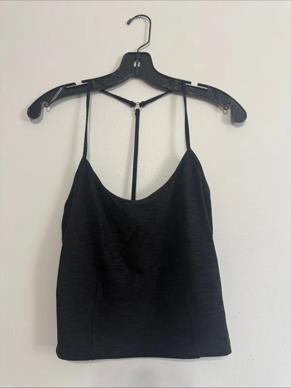Victoria’s Secret Heathered Black Cami Tank | Size Medium | Soft Stretch - Image 2