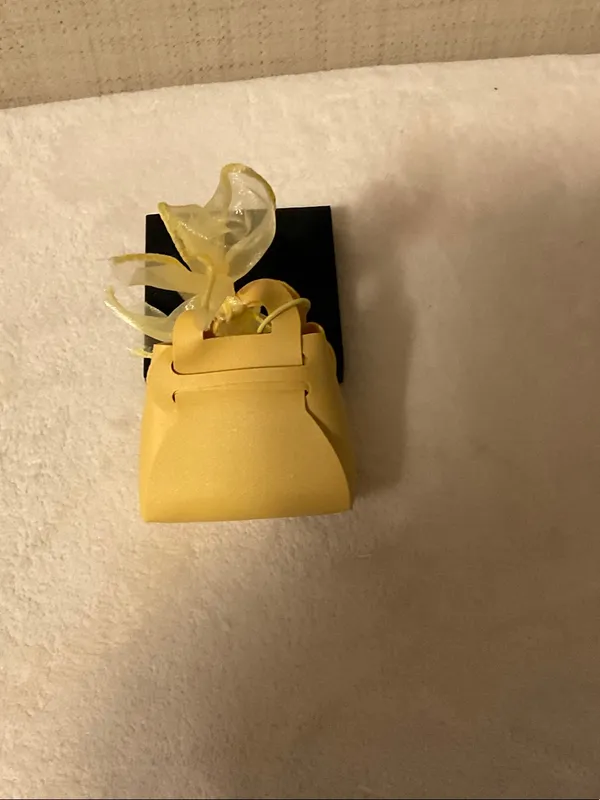 Yellow Mini Purse Key & Card Holder Charm - Image 2