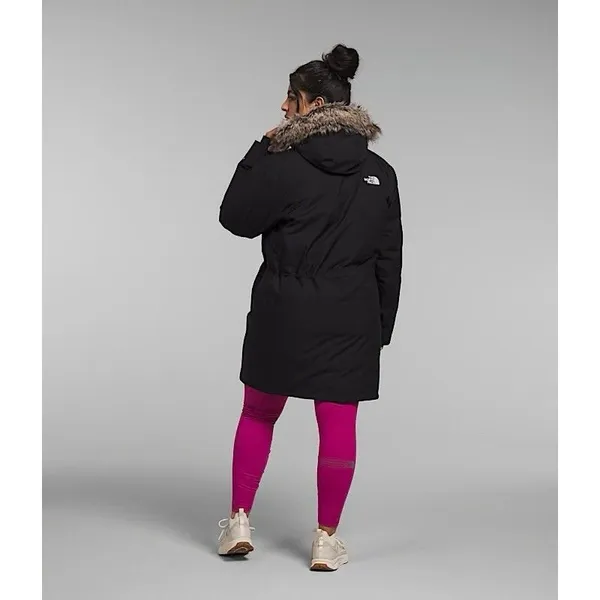 The North Face $350 Arctic Parka Coat Down 3X Fur Hood Winter Snow Cold Black - Image 2