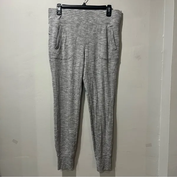 Athleta Techie Jogger Pants Womens Size Medium Heather Gray Pull On Athleisure‎ - Image 2