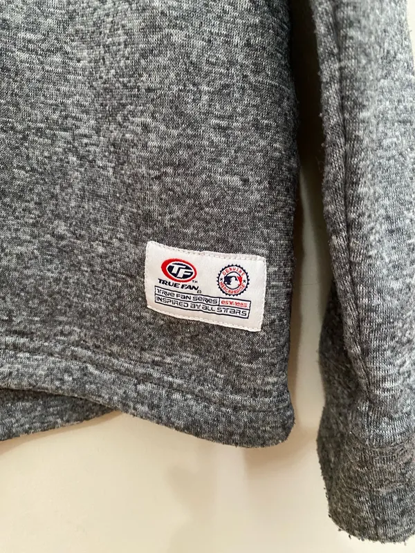 Genuine Merchandise Charcoal Gray Atlanta Braves Pullover Crewneck Hoodie - Image 6