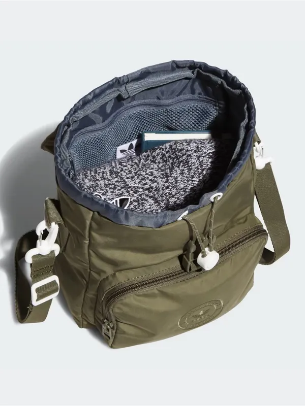Adidas Originals Micro 3.0 Mini Olive Green Travel Adjustable Crossbody Backpack - Image 6