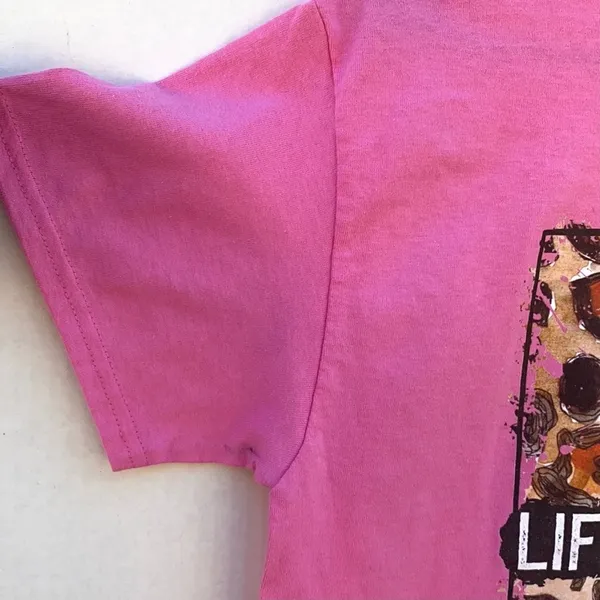 Gildan Womens medium pink short sleeve “Life is better on a backroads” tee - Image 5