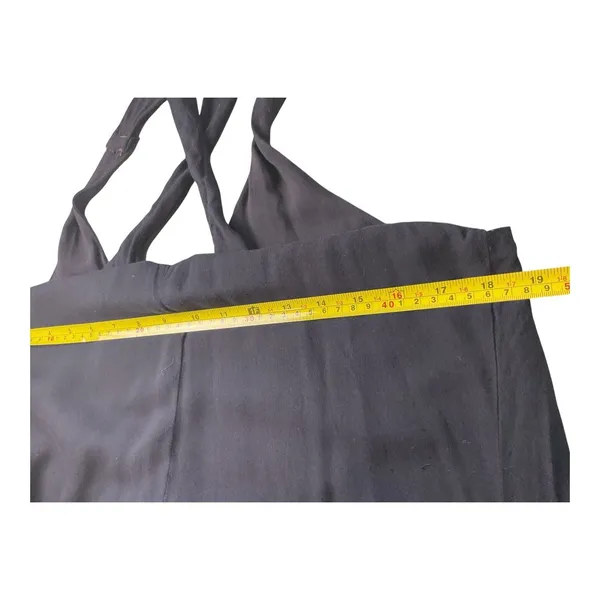 Ladakh XL Black Maxi Dress Halter‎ Sleeveless Crisscross Back Casual Party - Image 5