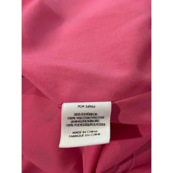 Derek Lam 10 Crosby Taula Pink Polka Dot One Shoulder Dress Size 4 MSRP $495 - Image 3