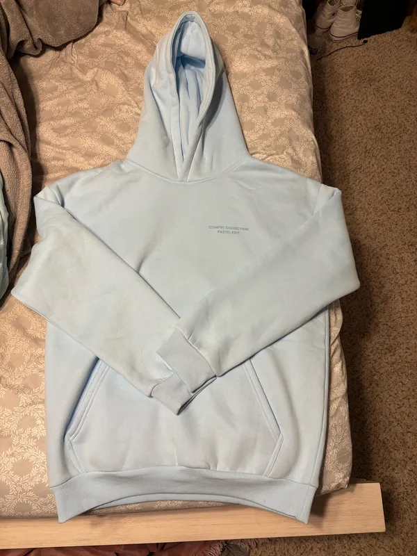 Comfrt Hoodie in Baby Blue - Image 4