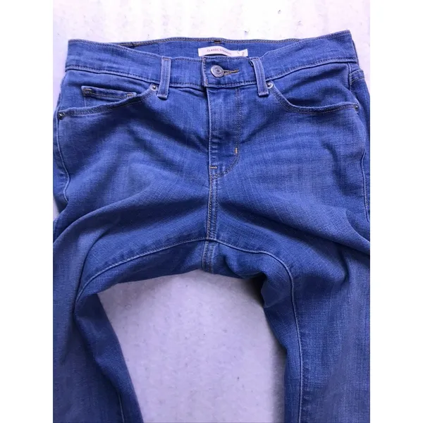 Levi's Classic Straight‎ Jeans Womens 2 Blue Medium Wash Denim Classic - Image 8