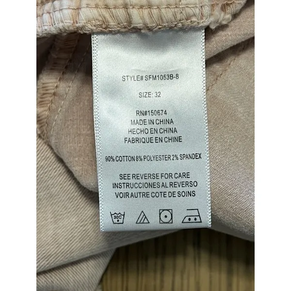 Wash Lab Denim Pink Mini Jean Skirt Size 32 Frayed Hem Party Sexy Casual Raw Hem - Image 4
