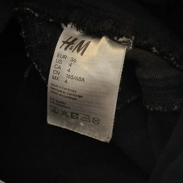 H & M Dark Gray Super Skinny Ultra High Rib Maternity Skinny Jeans Size 4 - Image 8