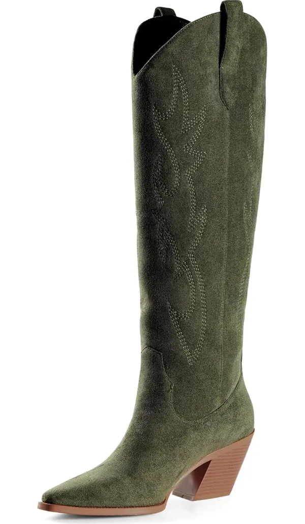 Amazon Green Cowboy Boots - Image 3