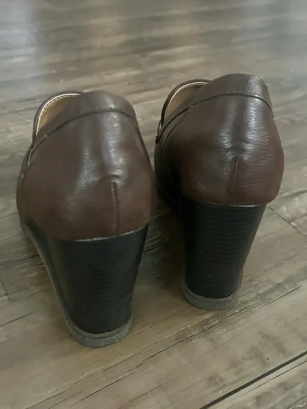 Sun and Stone Wedge Heeled Oxfords Women’s Size 9.5 - Image 4