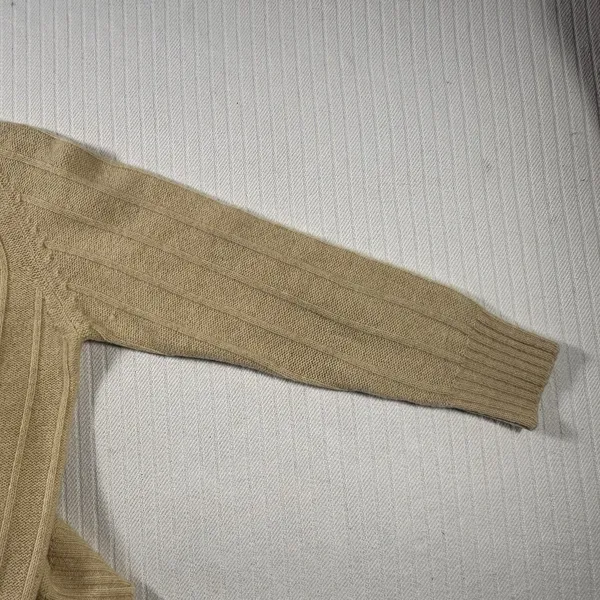 Vintage Tami Women’s Small Yellow Rib Knit Quarter Zip Mock Neck Sweater - Image 9