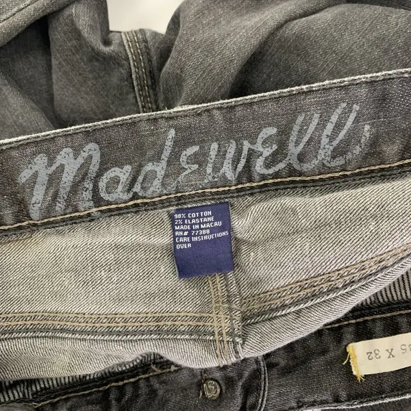 Madewell Jeans Womens‎ 25x32 Gray Bootcut Denim Classic Vintage Style - Image 6