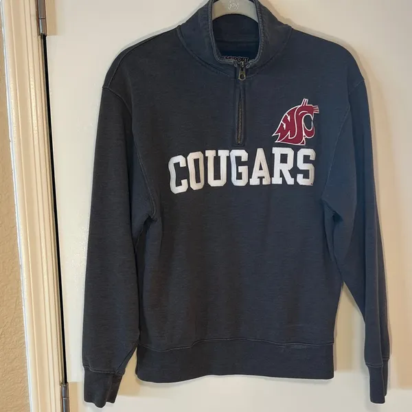 Jansport Black WSU Cougars Quarter-Zip Sweatshirt - Image 6