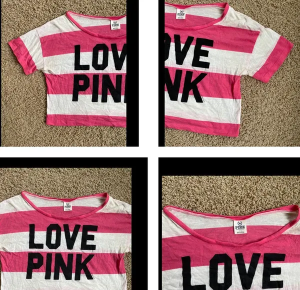PINK - Victoria's Secret Vintage Crop Top Sz S - Image 10