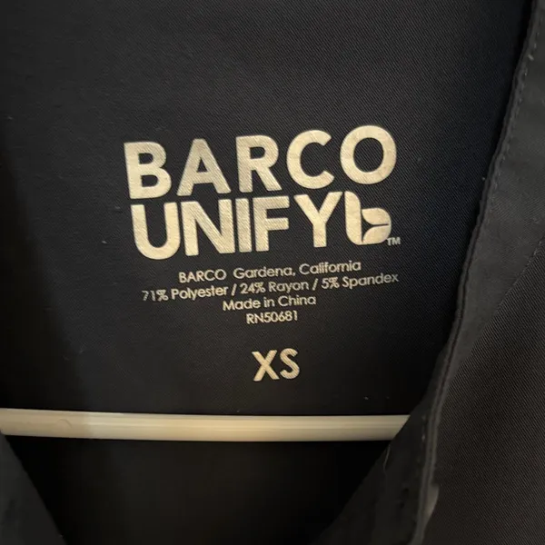 Barco Uniforms Gray Scrub Set Size XS - Image 2