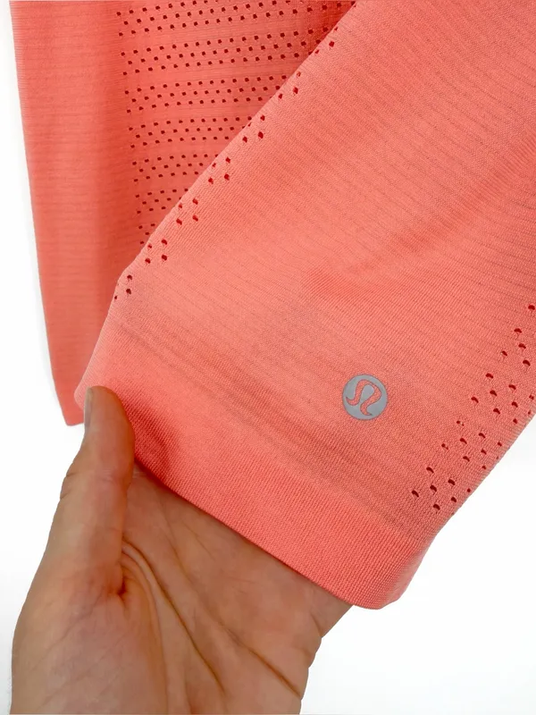LULULEMON Breeze By Short Sleeve *Squad Light Coral M? - Image 5