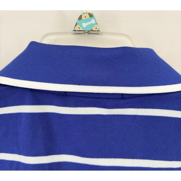 Polo Golf Ralph Lauren Womens Sleeveless Blue/White Strip‎ Shirt Small NwT - Image 8