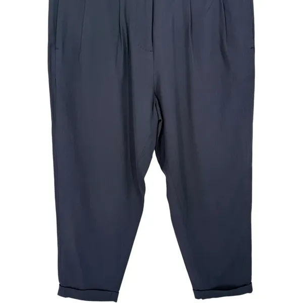 NWOT ALLSAINTS Womens‎ Lyon Asai Trouser Pants Navy Pleated Size 2 Contemporary - Image 8