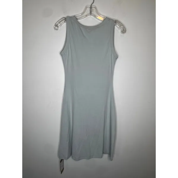 OGL Eco SkinKiss Light Blue Draped Neck Midi Tank Dress Small S Brami - Image 8