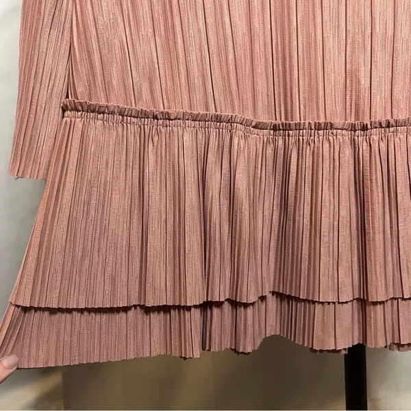 Free People Can’t Help It Clay Pink Mini Dress Medium - Image 9
