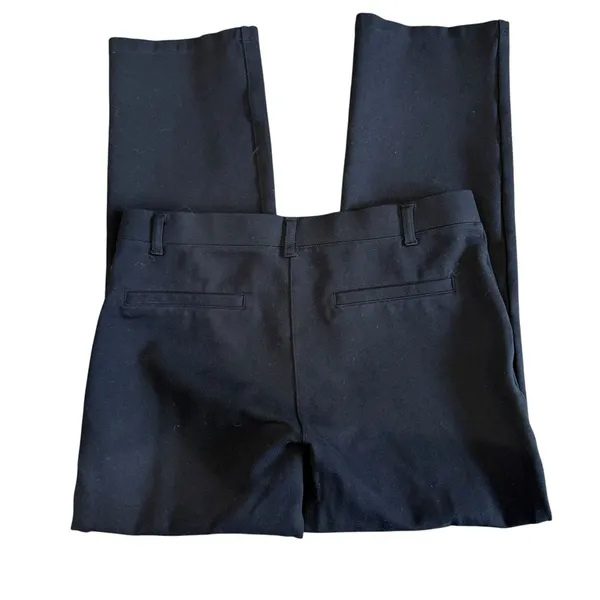 Quince Ponte Pants Women's M Petite. Lack Stretch Pull On Straight Leg Cropped - Image 4