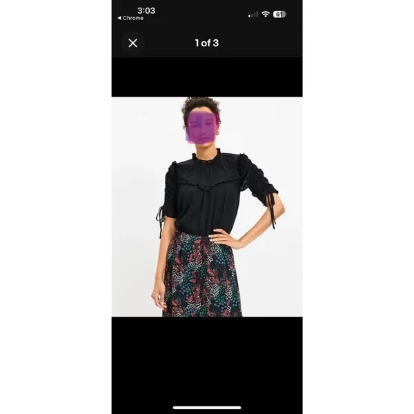 Loft Black Women's Blouse - Image 8