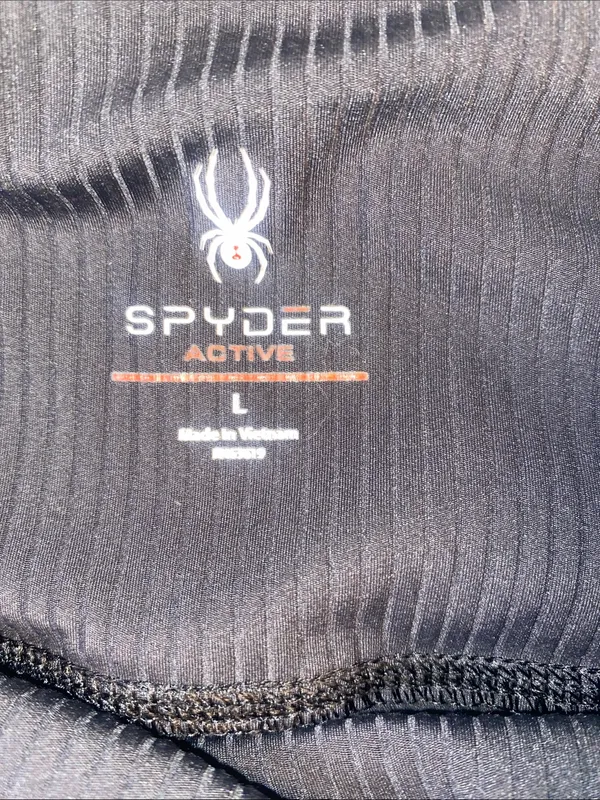 Spyder Women's Black Ribbed Performance Leggings - Image 2