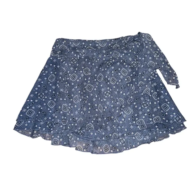 Aerie Chiffon wrap mini skirt - Image 4