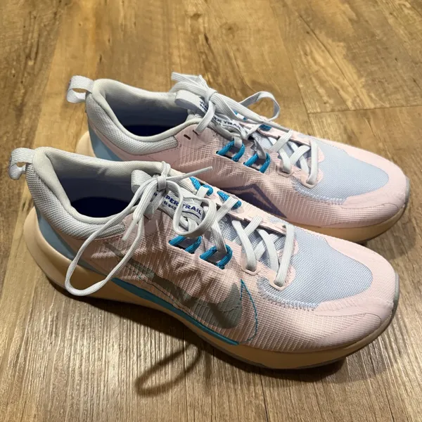 Nike JUNIPER TRAIL Running 2 NEXT NATURE 'PEARL PINK RACER BLUE' Women's - Image 2