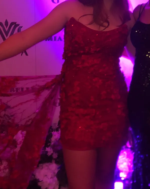 Red Gala Style Mini Dress | Nativa Boutique - Image 5