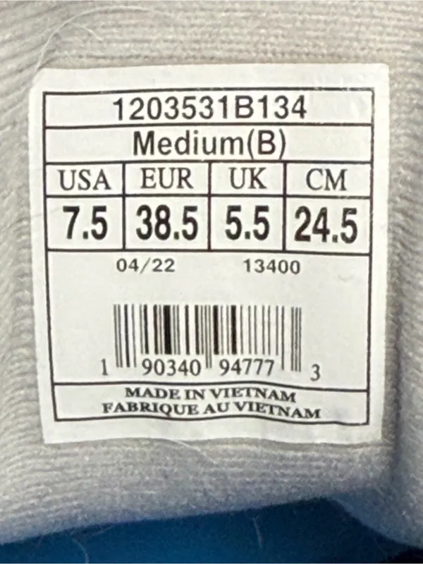 Brooks Adrenaline GTS 22 Women’s Oyster Grey/White Sneakers 1203531B134 Sz 7.5B - Image 3