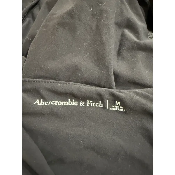 Abercrombie & Fitch Womens Black Square‎ Neck Sleeveless Snap Bottom Bodysuit M - Image 4