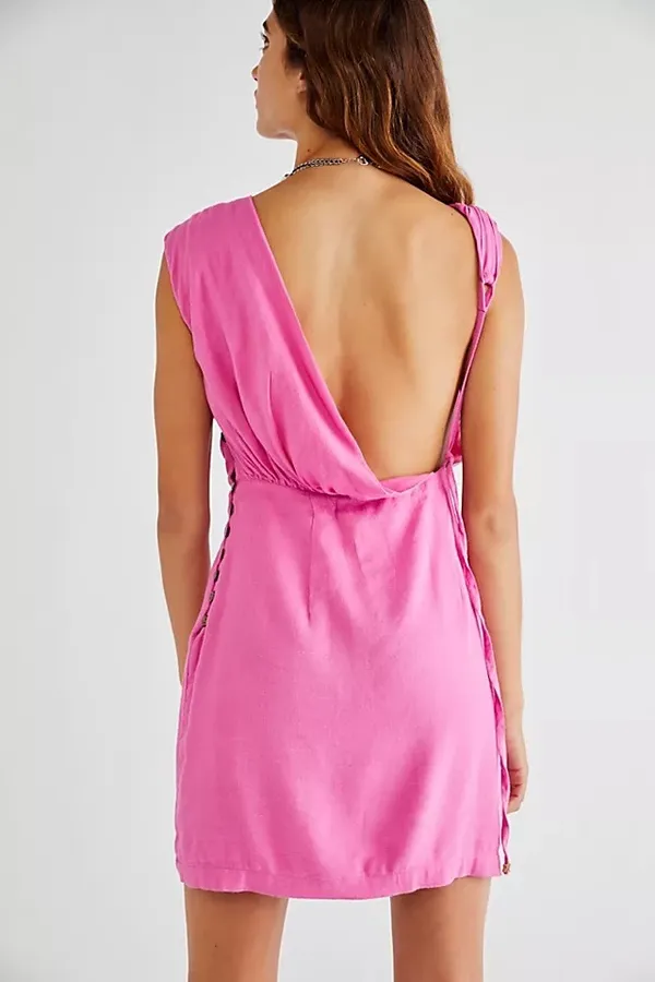 Free People A Little Extra Mini Dress XS - Image 3