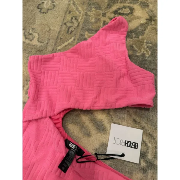 Beach Riot Celine Cutout One Piece Swimsuit strawberry moon size M NWT $158 - Image 6