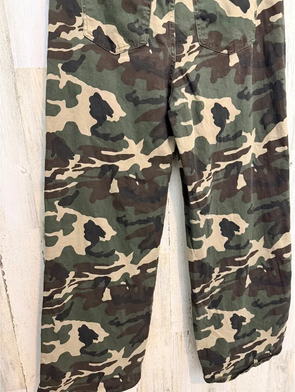 Risen Jeans Camo Wide Leg High Rise Stretch Pants Size 15/32 Y2K - Image 11