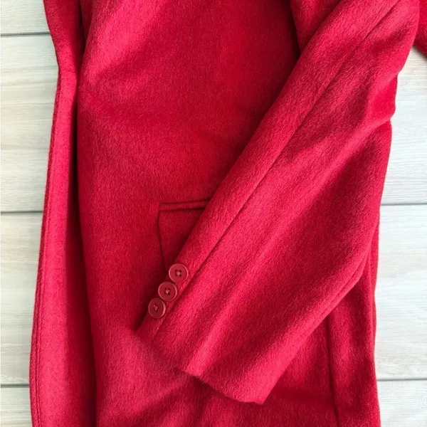 Commense Women's Oversized Blazer Coat Red Medium NWT IN PACKAGE - Image 3