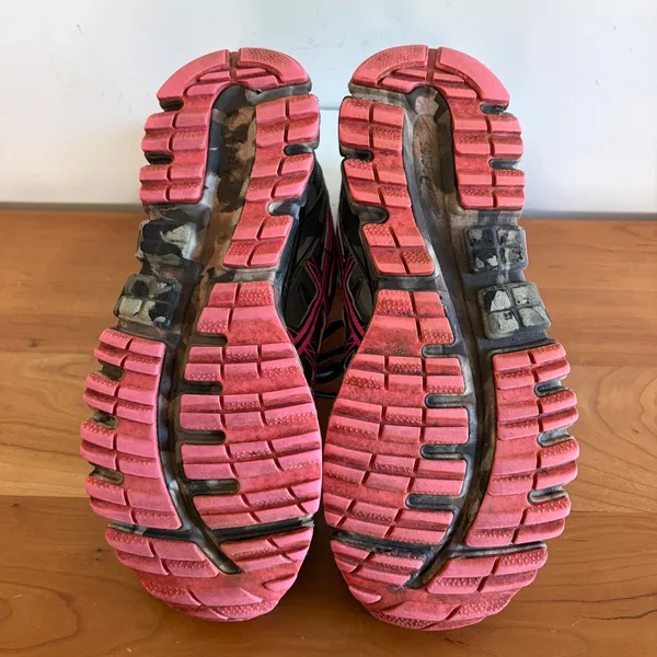 Asics Gel-Scram 2 Trail Running Shoes Womens 10 Grey Camo Pink T59AQ‎ Sneaker - Image 7